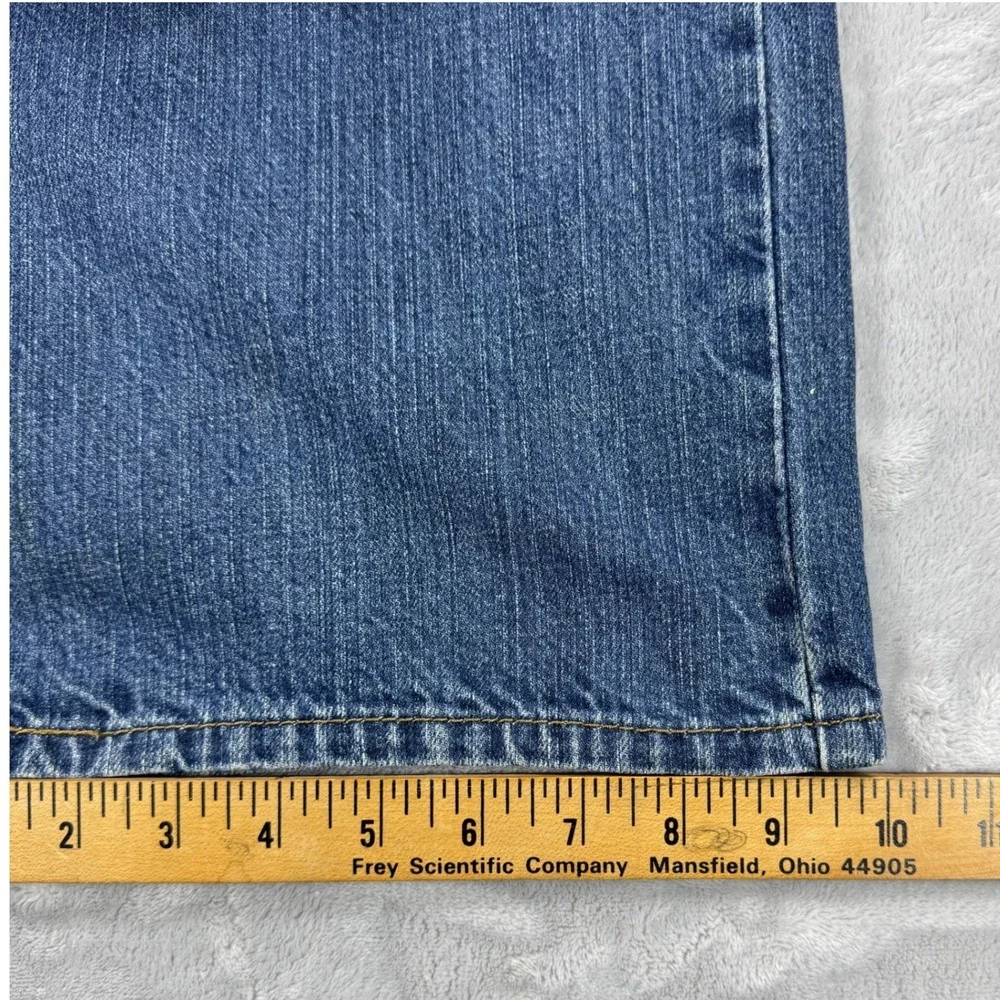 LEVI'S 569 Loose Straight Jeans Mens 40x32 Blue Faded‎ Baggy Y2K Retro